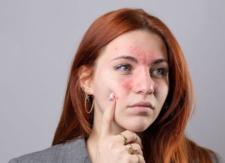 Эритема у женщин